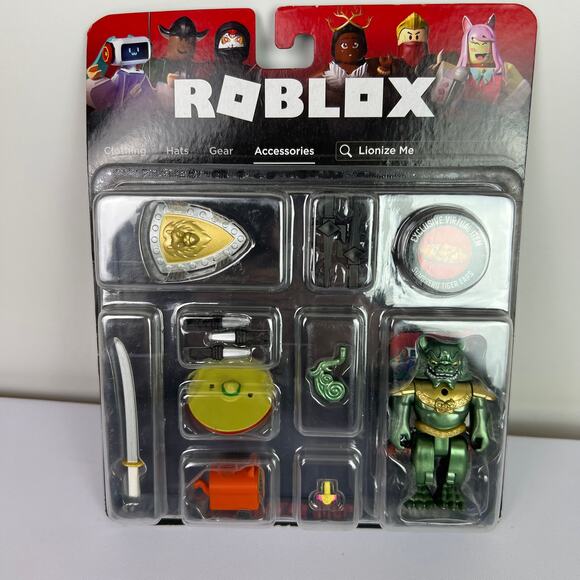Roblox Avatar Shop Series Collection Lionize Me Action Figure with 12 Pieces New - Picture 1 of 16